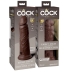 Фаллос King Cock 8" Silicone Dual Density