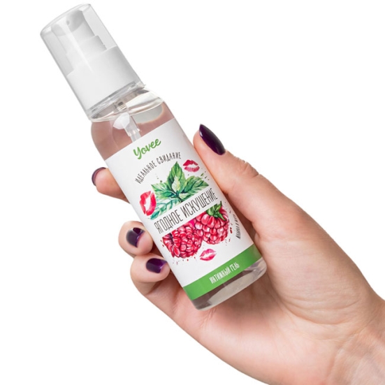 Смазка съедобная Yovee (малина и мята)