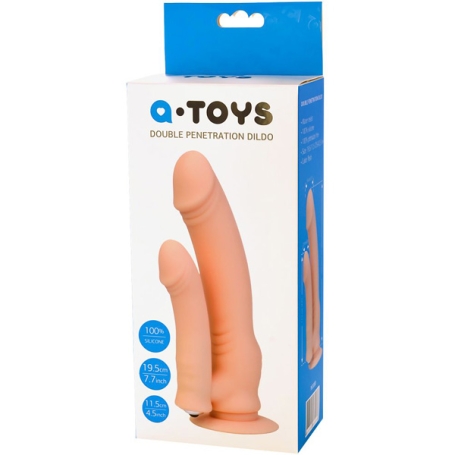 Двойной фаллос с вибрацией A-Toys 761030